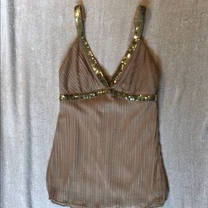 Guess Gold Shimmer Top